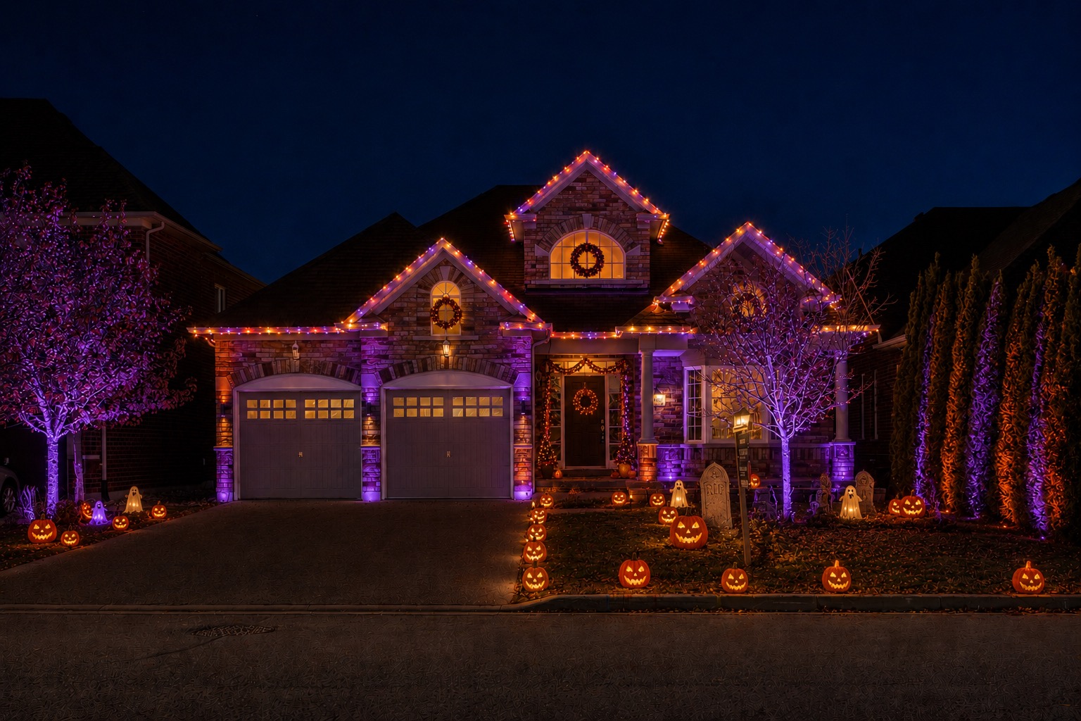 Halloween Lighting lighting example